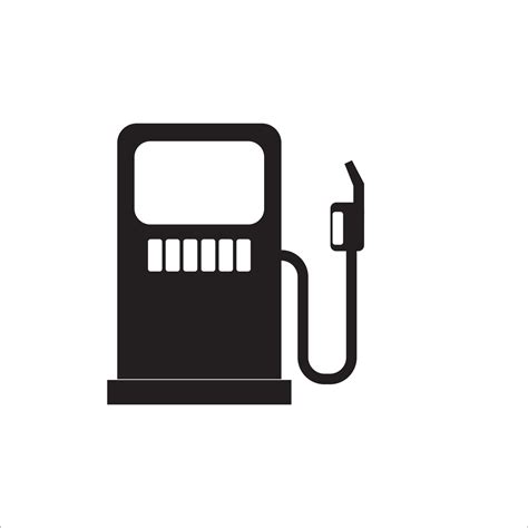 icono de diseño vectorial del logotipo de la gasolinera, este vector se ...