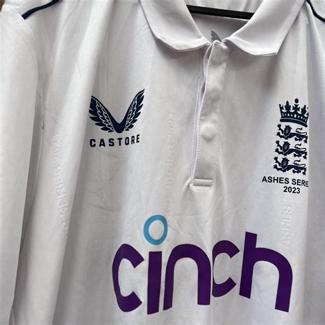 England cricket ashes 2023 shirt Marks all over -... - Depop