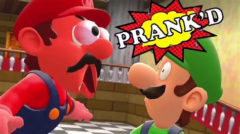 Mario pranks Luigi several times. (@SMG4) - YouTube