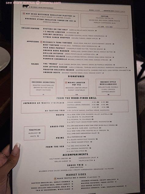 Online Menu of Bourbon Steak Washington DC Restaurant, Washington, District of Columbia, 20007 ...