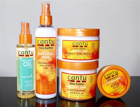 Cantu Shea Butter Natural Hair Collection + A Finger Coil Out