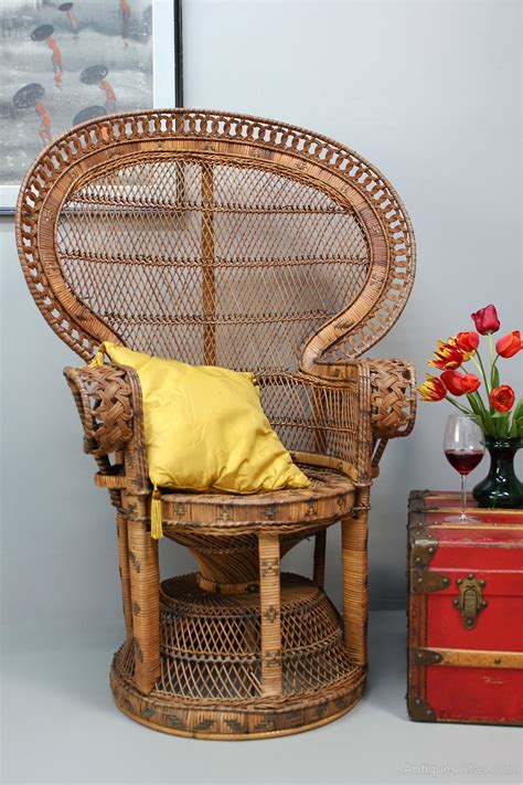 Antiques Atlas - 1960's Rattan Peacock Chair