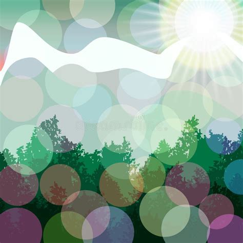 Mountain Landscape Vector 3 Stock Vector - Illustration of forest, hill: 52114238