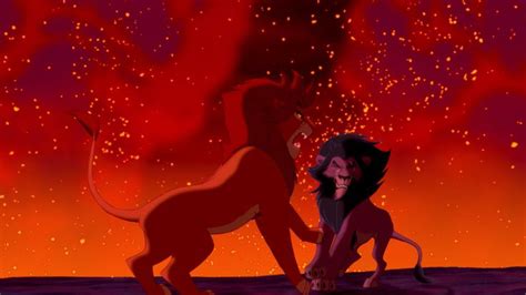 Fight scene Simba vs Scar