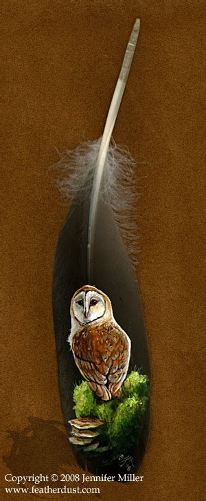 Painted Feather - Barn Owl II by Nambroth on DeviantArt