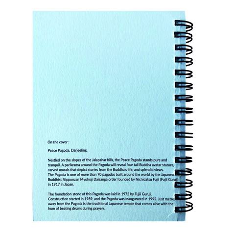 Darjeeling Life Series Notebook - The Peace Pagoda – Darjeeling Connection