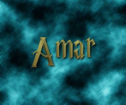 Amar Logo | Free Name Design Tool from Flaming Text