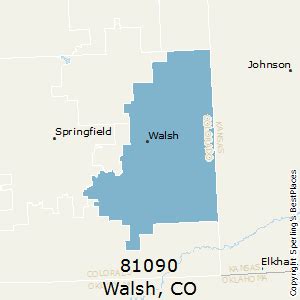 Walsh (zip 81090), CO