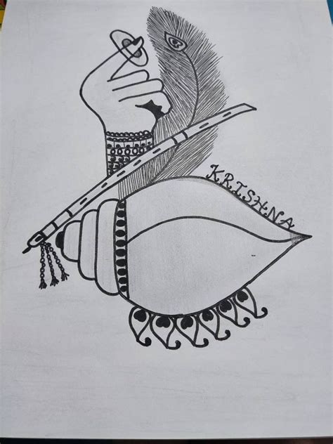 Discover 62+ krishna pencil sketch best - seven.edu.vn