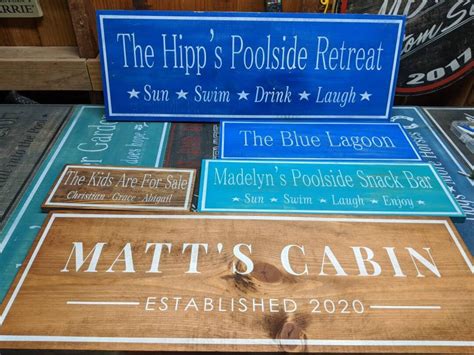 Custom Rustic Signs Rustic Wood Sign Customizable Vintage - Etsy