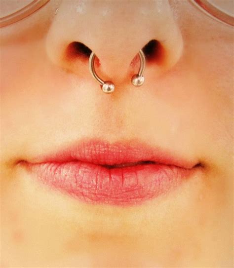 Septum Piercing | Septum piercing, Nostril hoop ring, Nose ring