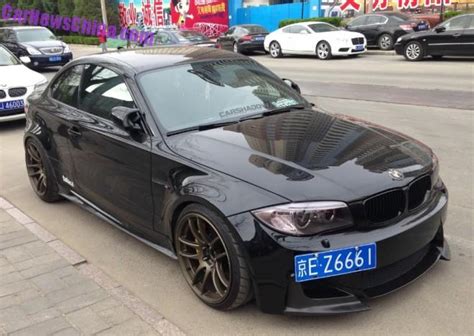 BMW 1 Series M Coupe is a Black Beast in China