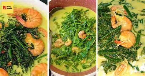 Ini Dia Resepi Sayur Masak Lemak Pucuk Paku Dengan Udang, Makan Nasi Dengan Lauk Ni Je Dah Cukup ...