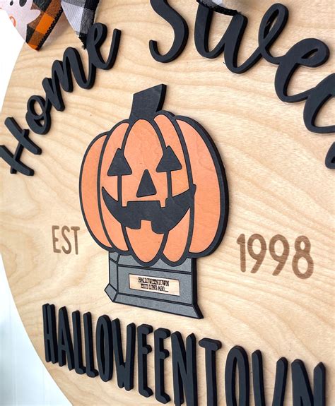 Halloweentown Inspired Door Sign – Blank & Birch Laser Co.