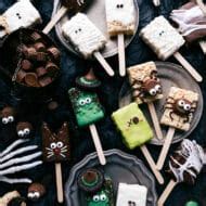 Halloween Rice Krispie Treats - Chelsea's Messy Apron