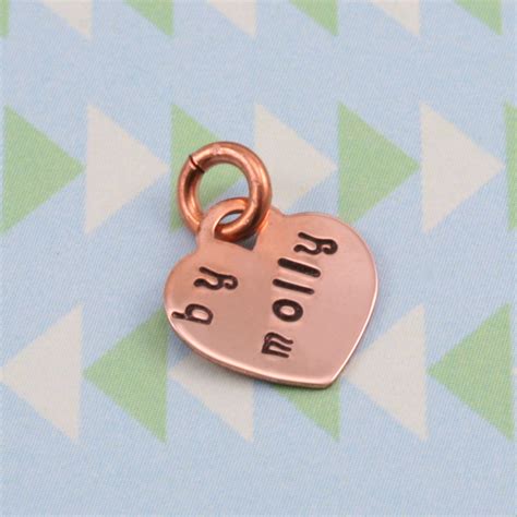 Metal Stamping Blanks Copper Small "Tiffany Style" Heart, 24g