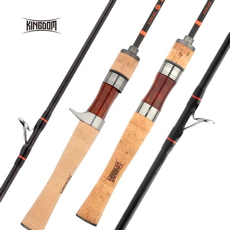 Kingdom MICRO EXPERT Ultralight Spinning Fishing Rods Carbon 1.58m Casting Travel Rod With Solid ...