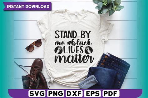 Stand by Me #blacklivesmatter Graphic by Creative Design House · Creative Fabrica