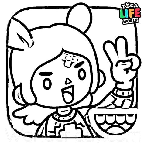 Toca Boca Life coloring pages - Printable coloring pages Fun Crafts, Crafts For Kids, First ...