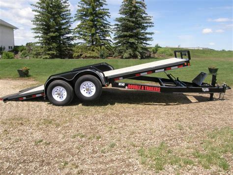 Double A Hyd Tilt Trailer | Landscape trailers, Utility trailer, Car hauler trailer