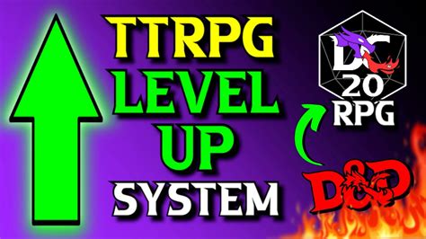 NEW & Improved TTRPG Level Up Progression System | DC20 RPG - YouTube