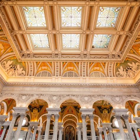 Library of Congress, Interior of the Building, DC Editorial Stock Photo ...