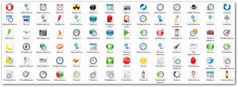 48x48 Free Time Icons 2013.1 - Download, Screenshots