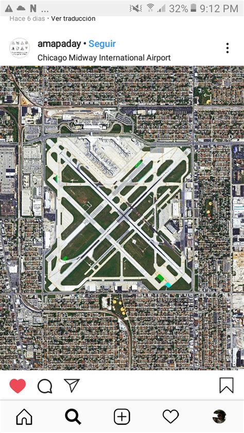 Midway airport,Chicago : MapPorn