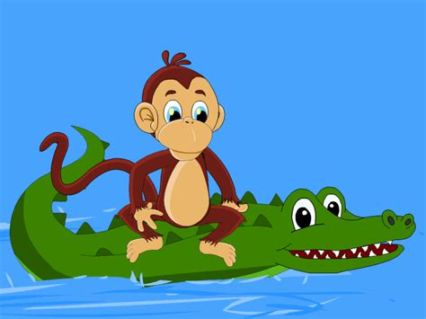 The Monkey and the Crocodile - Panchatantra Stories Retold - Picture Story for Kids - HubPages