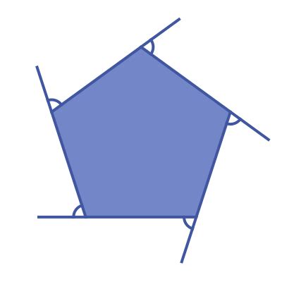 GraphicMaths - Pentagons - polygons with 5 sides