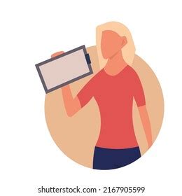 People Clipboard Document Vector Illustration Business Stock Vector (Royalty Free) 2167905599 ...