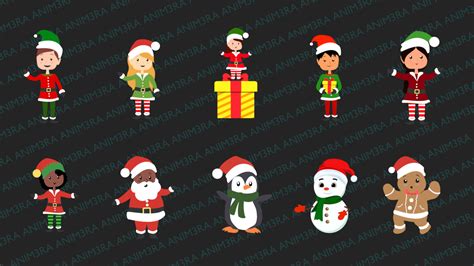 ArtStation - Animated Christmas characters V1