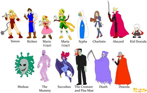 Castlevania Characters by FancifulDancingStar on DeviantArt