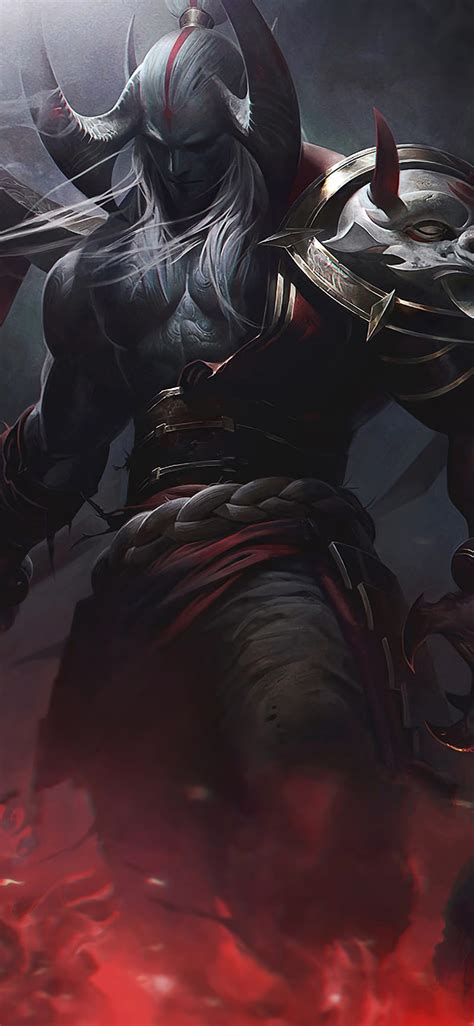 Aatrox Blood Moon, league of legends, HD phone wallpaper | Peakpx