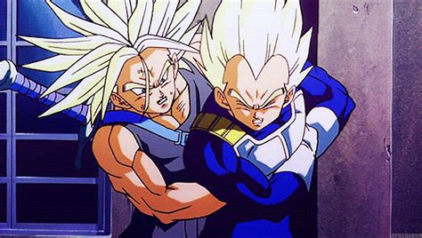 #Vegeta and #Trunks, the most loving father-son relationship if I ever ...