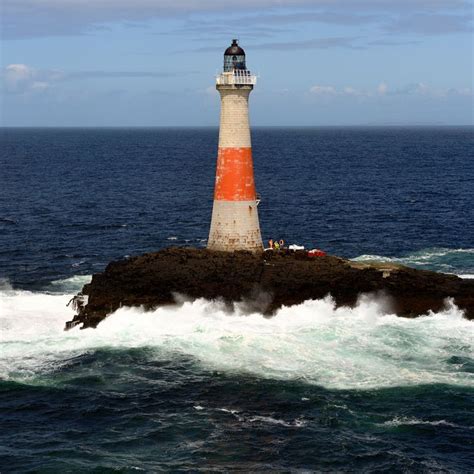 Scotland’s rarest lighthouses captured on camera | Aerial view, Lighthouse, Aerial