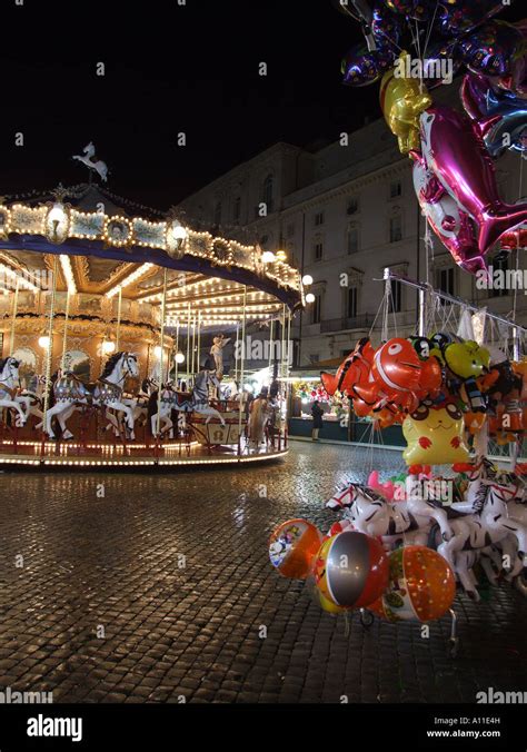 fair ground at night Stock Photo - Alamy