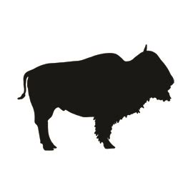 Buffalo Silhouette Stencil | Free Stencil Gallery