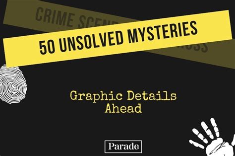 50 Famous Unsolved Mysteries And Spooky Cases - Parade