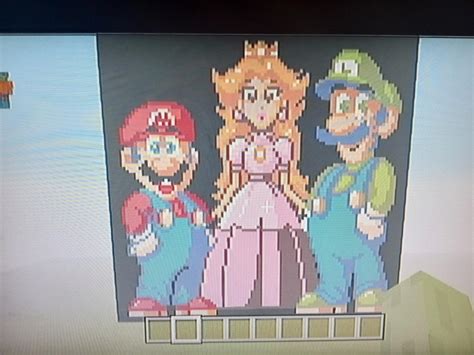 Minecraft Pixel Art - Super Mario World Ending by DurianVandred on ...