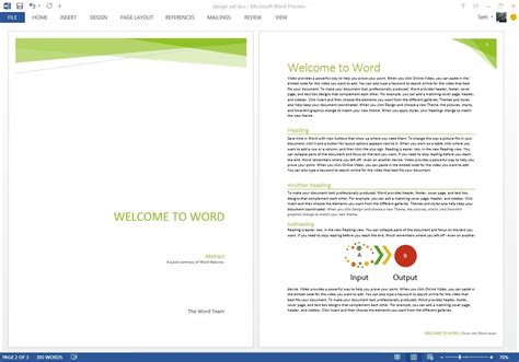 18 Word Header Designs Images - Word Document Header Designs Pertaining ...