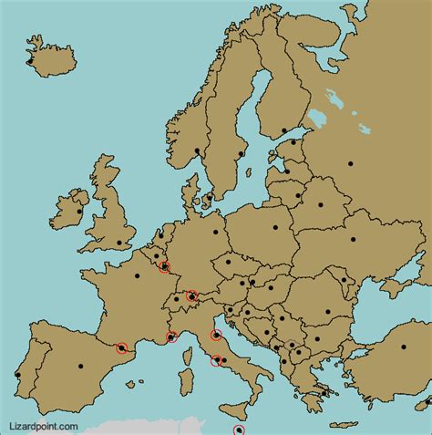 Test your geography knowledge - Europe: capital cities quiz | Lizard ...