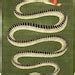 HAND TUFTED CARPET Green Ground Snake Rugs Modern Carpet,tibetan Wool ...
