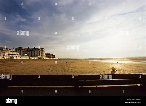 Beach of Houlgate France Stock Photo - Alamy