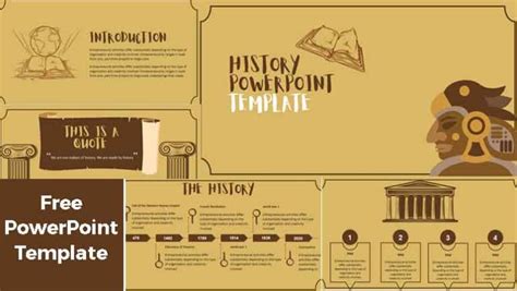 Free History Education PowerPoint Templates Templates for Education