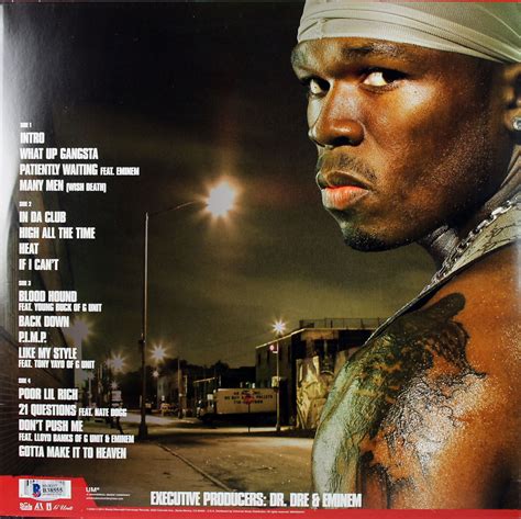 Lot Detail - 50 Cent Signed "Get Rich Or Die Tryin'" Vinyl Album Cover ...