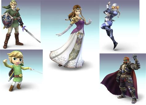 Super Smash Bros.: Zelda Characters' Alternate Skins - Zelda Dungeon