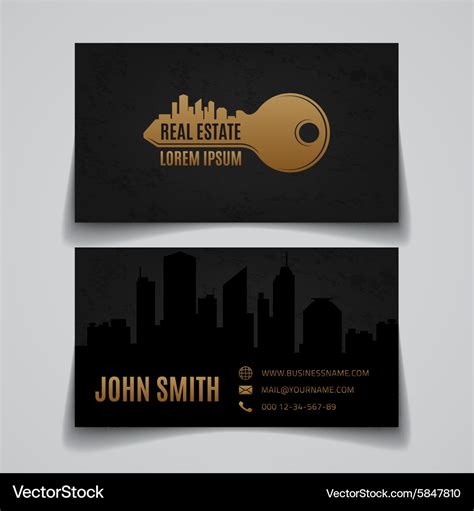 Real Estate Business Cards Templates Free