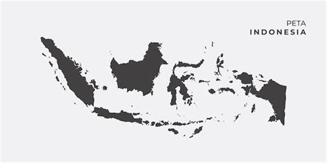 Premium Vector | Peta Indonesia or Map of Indonesia or Indonesia Map ...