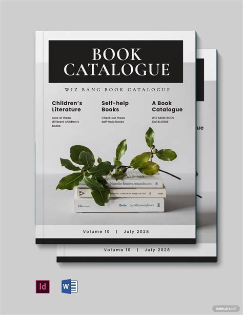 Sample Book Catalogue Template in InDesign, Word, PDF - Download ...